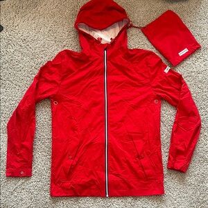 Red Hooded Jacket